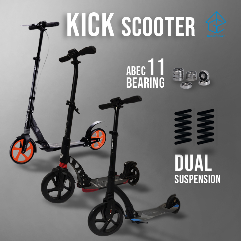  [6 Months Warranty] Scooter foldable kick scooter for kids to adult 