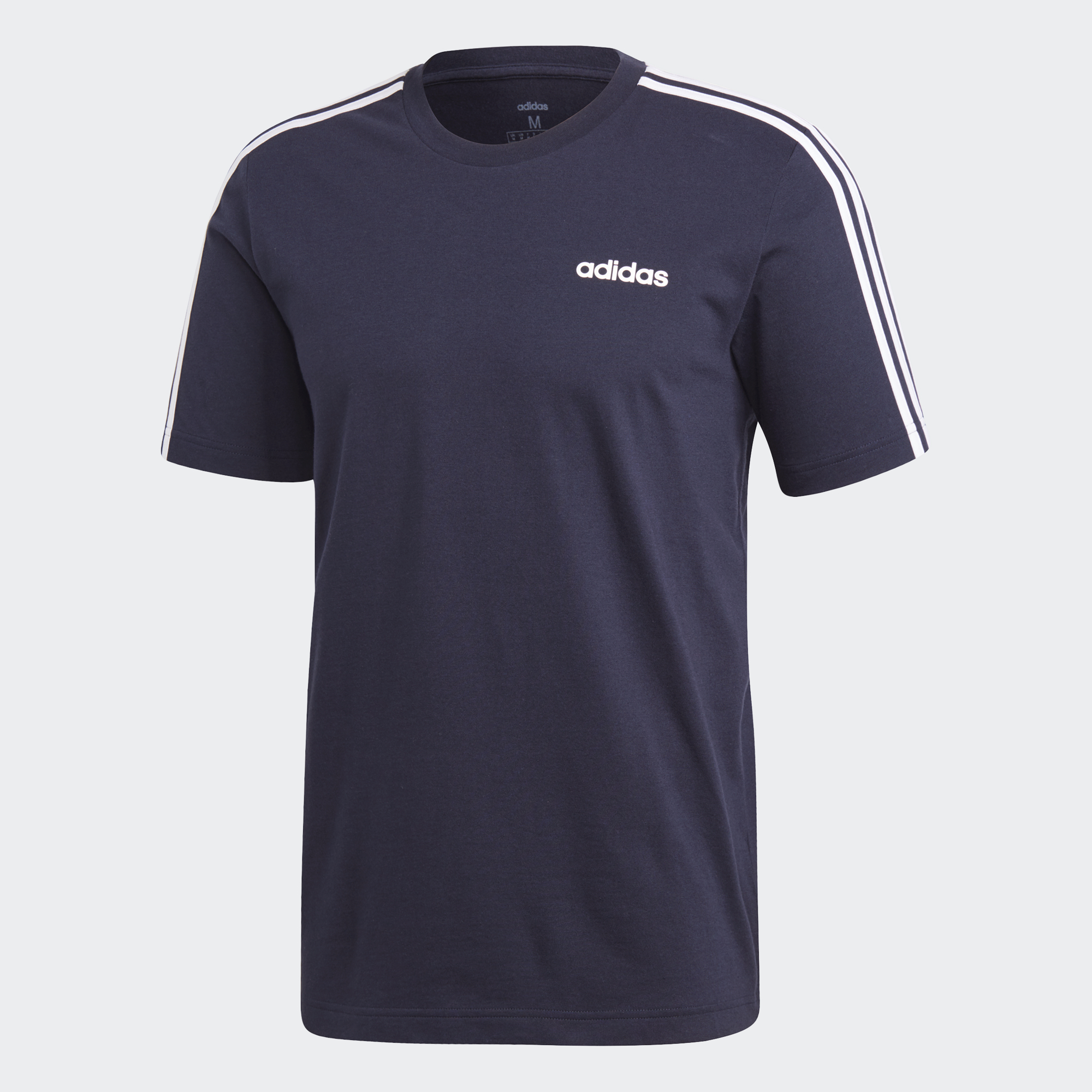  adidas Essentials 3-Stripes T-Shirt Men Blue DU0440 